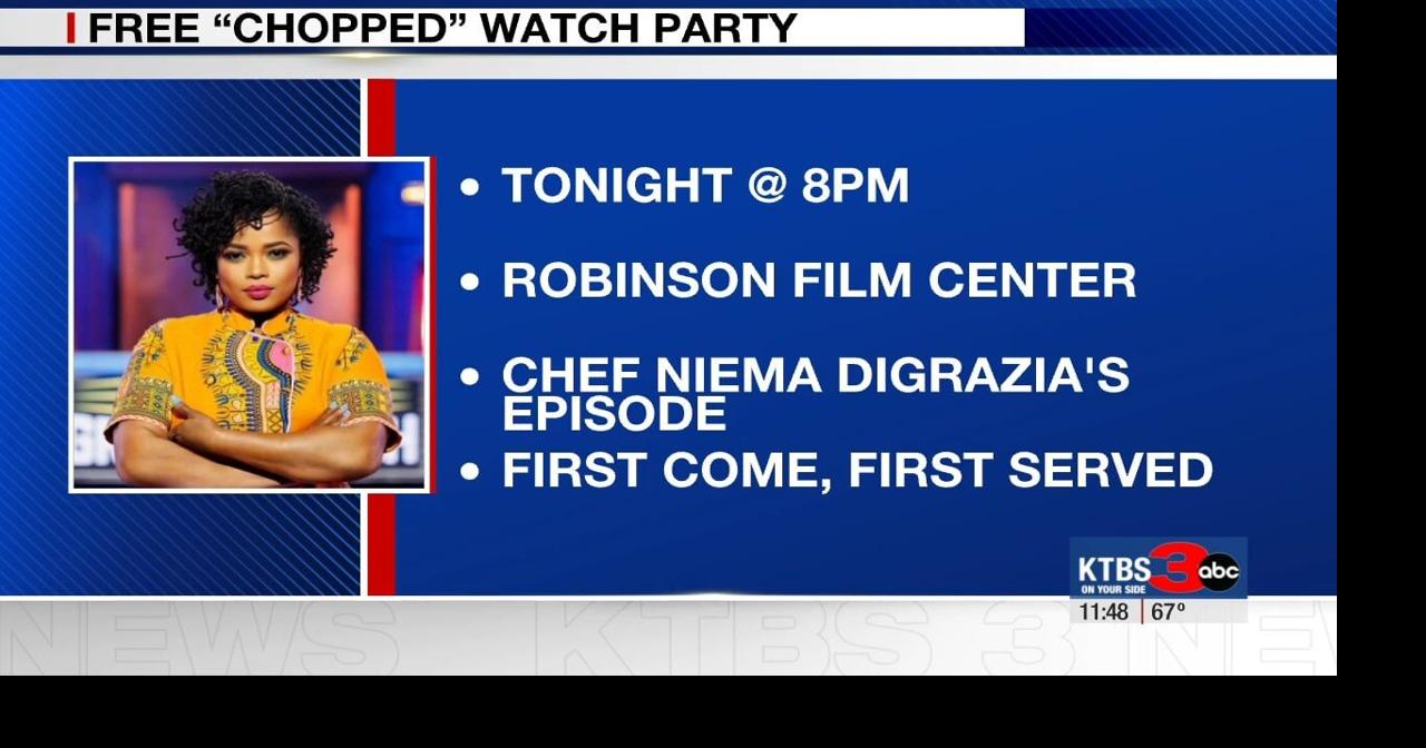 Robinson Film Center to host ‘Chopped’ watch party with Chef Niema DiGrazia