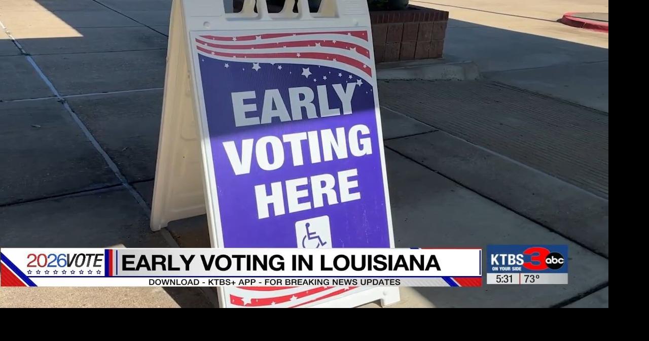Early voting underway in Louisiana’s 2026 primary election