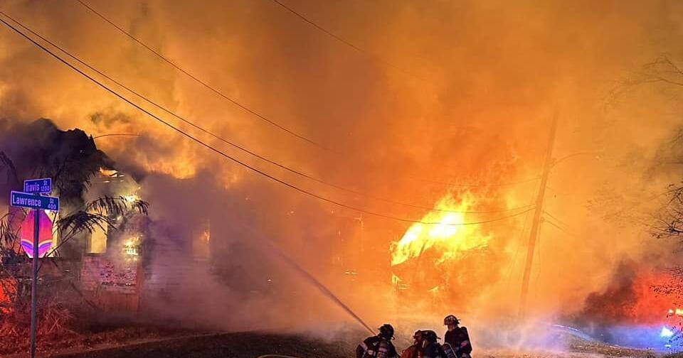 Two firefighters injured while battling house fire | Community | ktbs.com