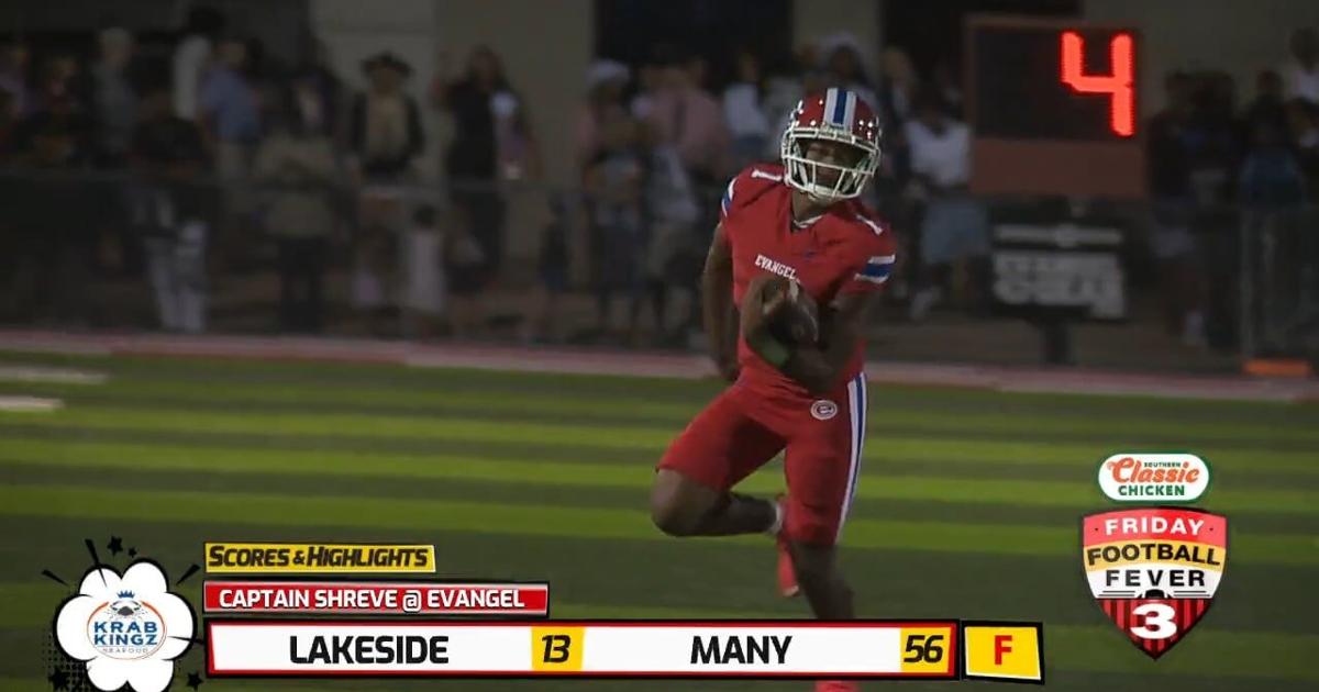 Captain Shreve @ Evangel | Friday Football Fever Highlights | ktbs.com