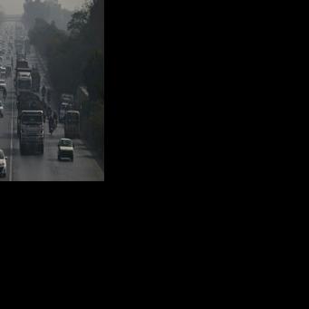 Fumes from rickety vehicles are blamed for the smog affecting the Pakistan capital