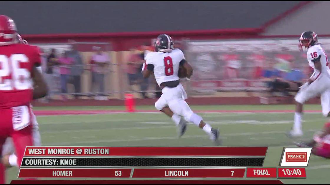 West Monroe Ruston Friday Football Fever Highlights Ktbs Com