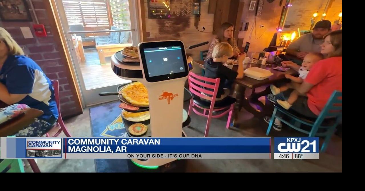 Magnolia blossoms for KTBS 3 Community Caravan visit