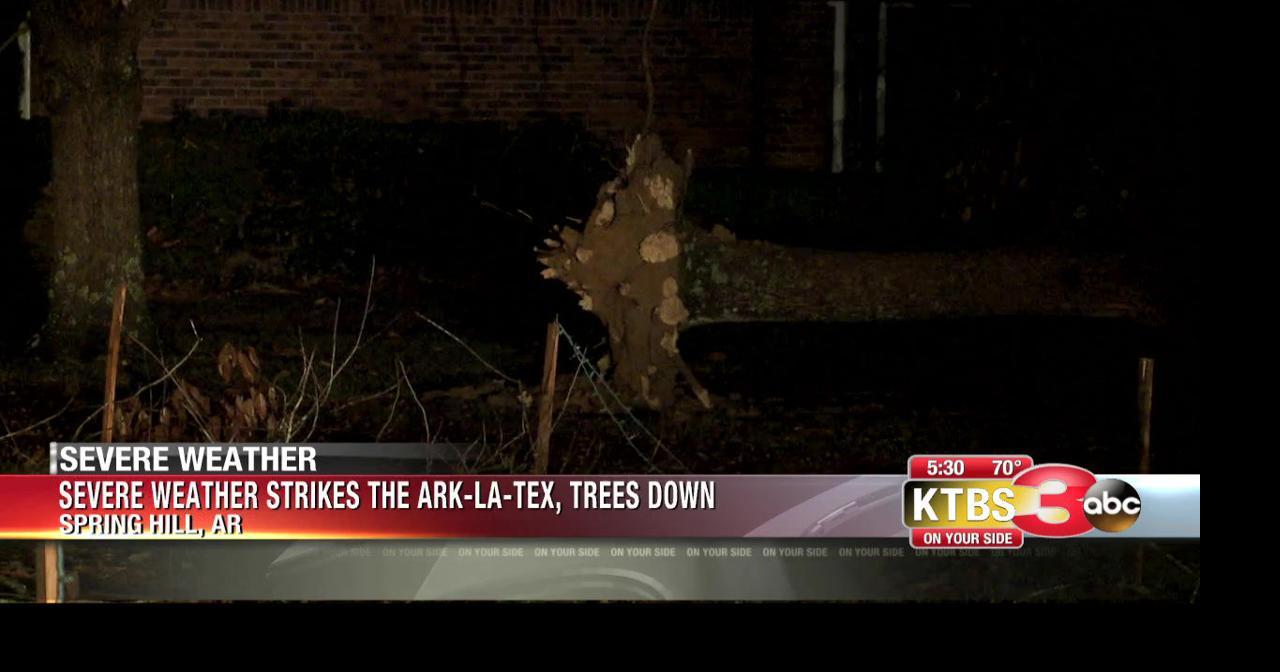 Severe weather hits near Hope, Ar News