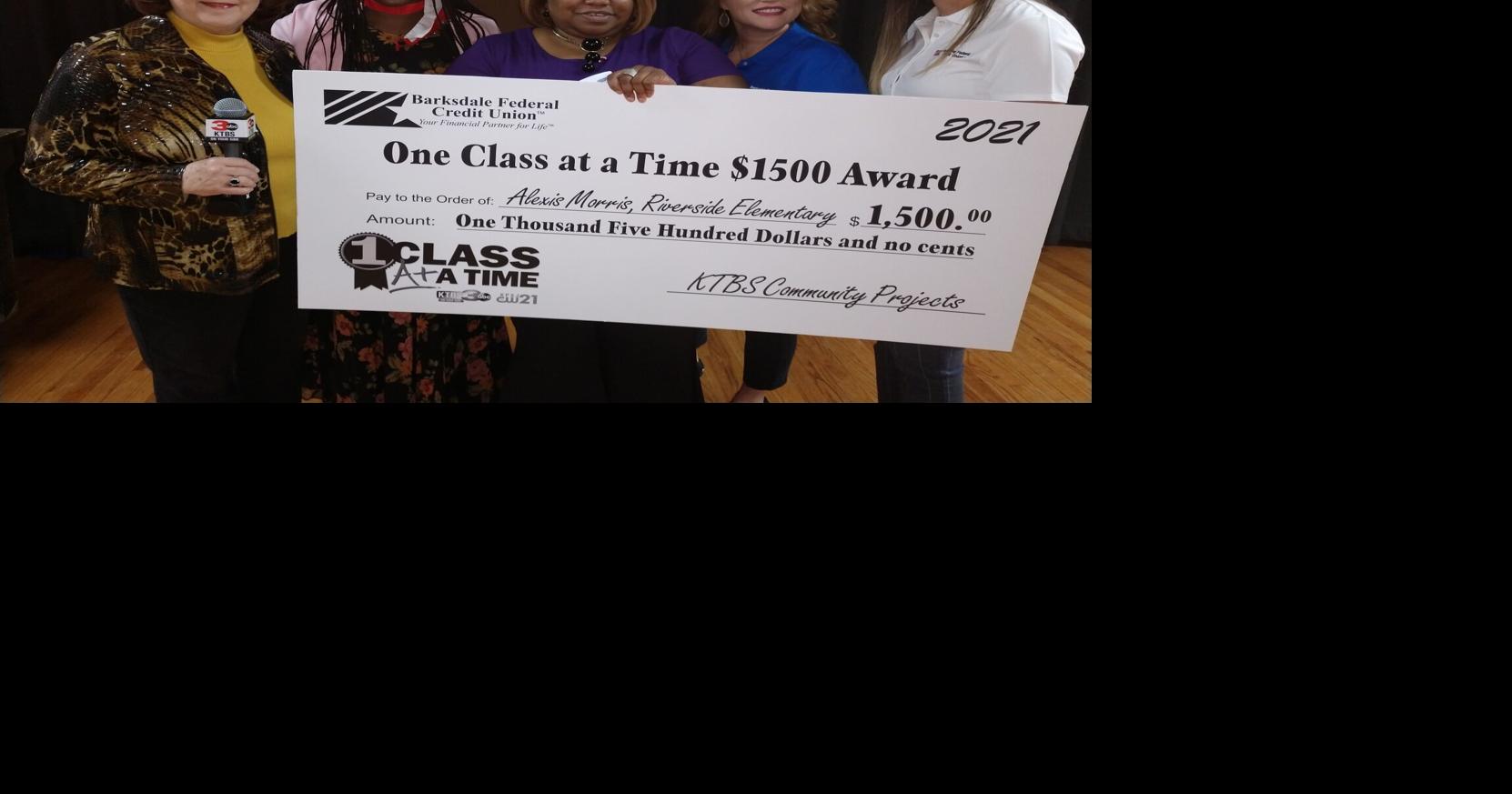 Ktbs awards this years One Class at a Time winner | Community | ktbs.com