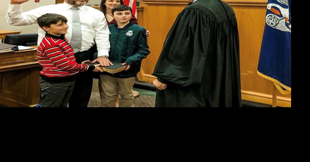 Santi Parks sworn in as Bossier City Court Judge News ktbs com