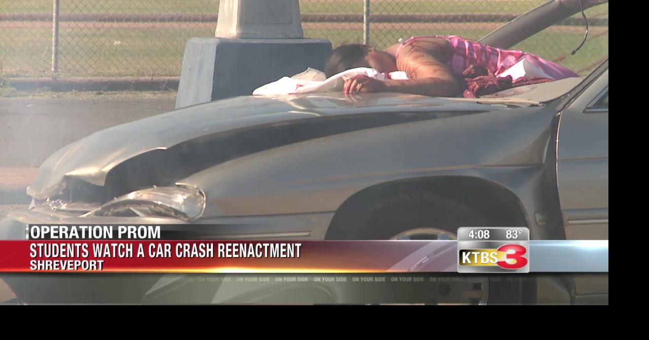 Mock car crash encourages students to drive safe on prom night ...