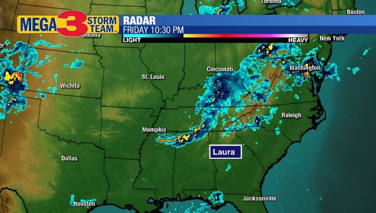 Laura downgraded to a Tropical Depression | Hurricane Tracker | ktbs.com