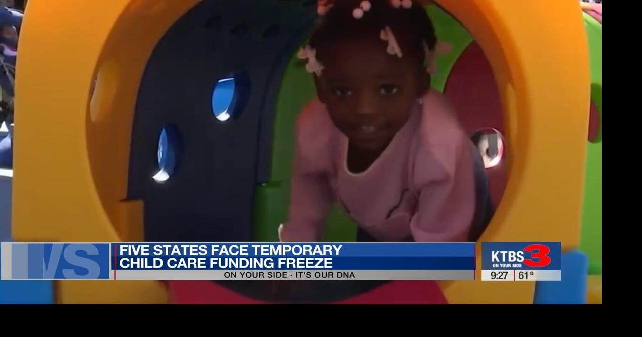 Children in five states could be hurt by the federal childcare funding freeze