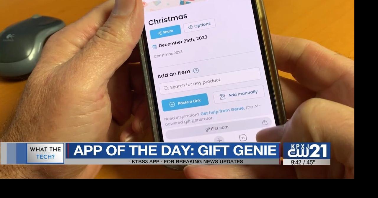 What the Tech? App of day: Gift Genie | Entertainment | ktbs.com
