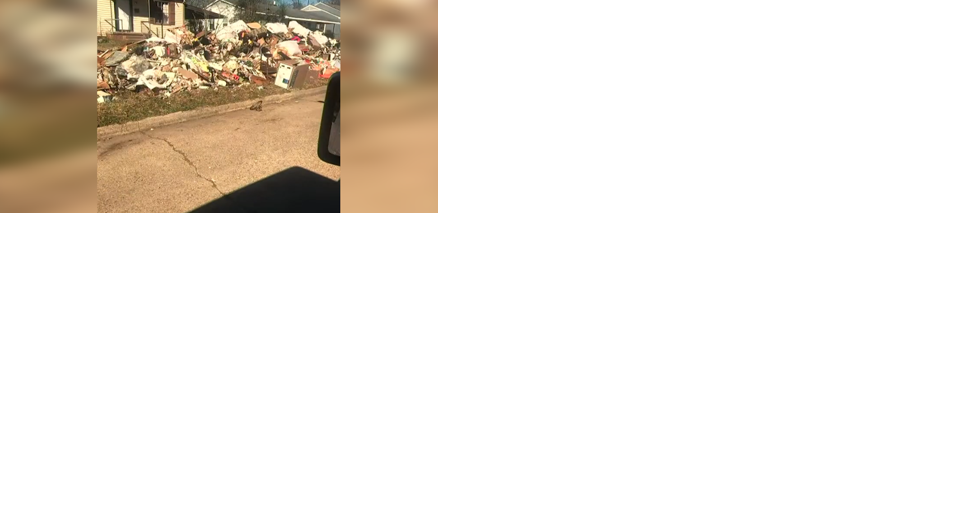 Shreveport officials concerned about houses with piles of trash - Vimarsana News
