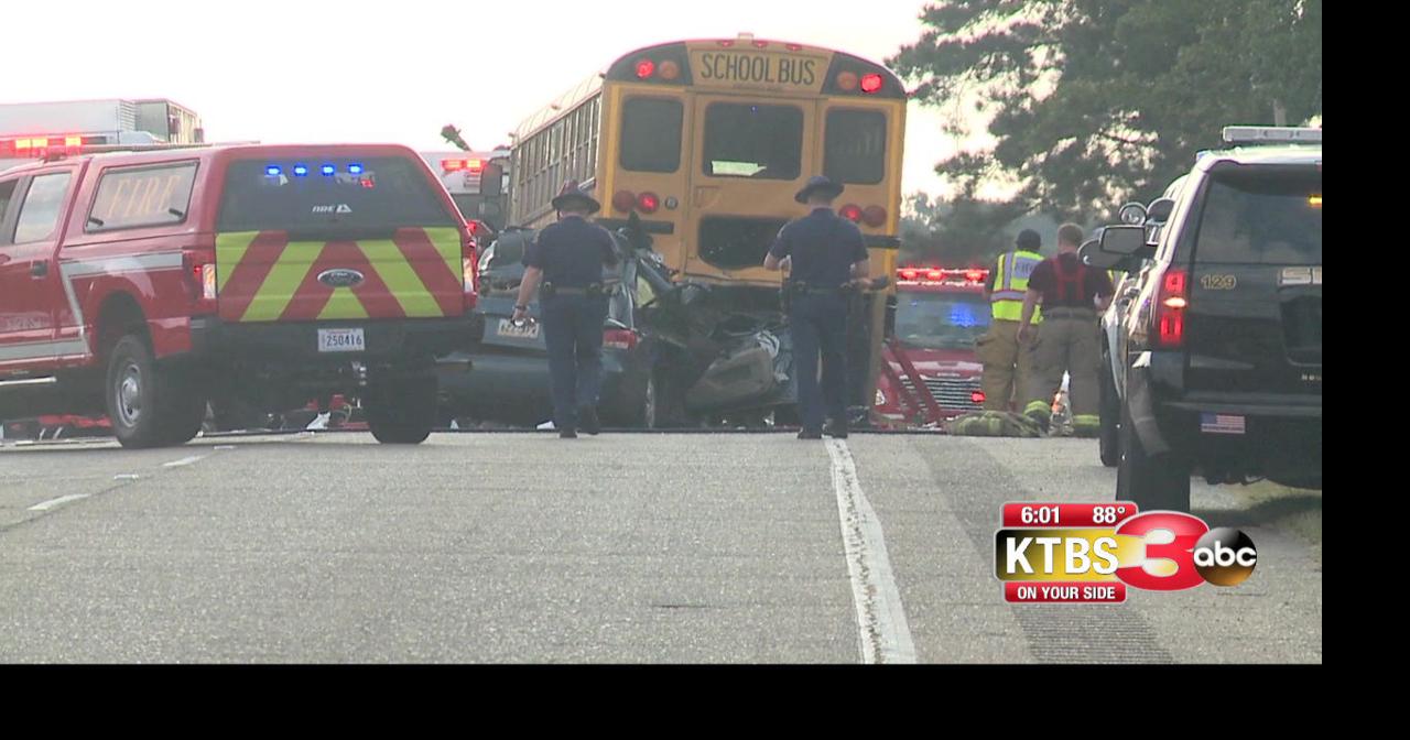 Several students among injured in major bus crash in Haughton | News ...