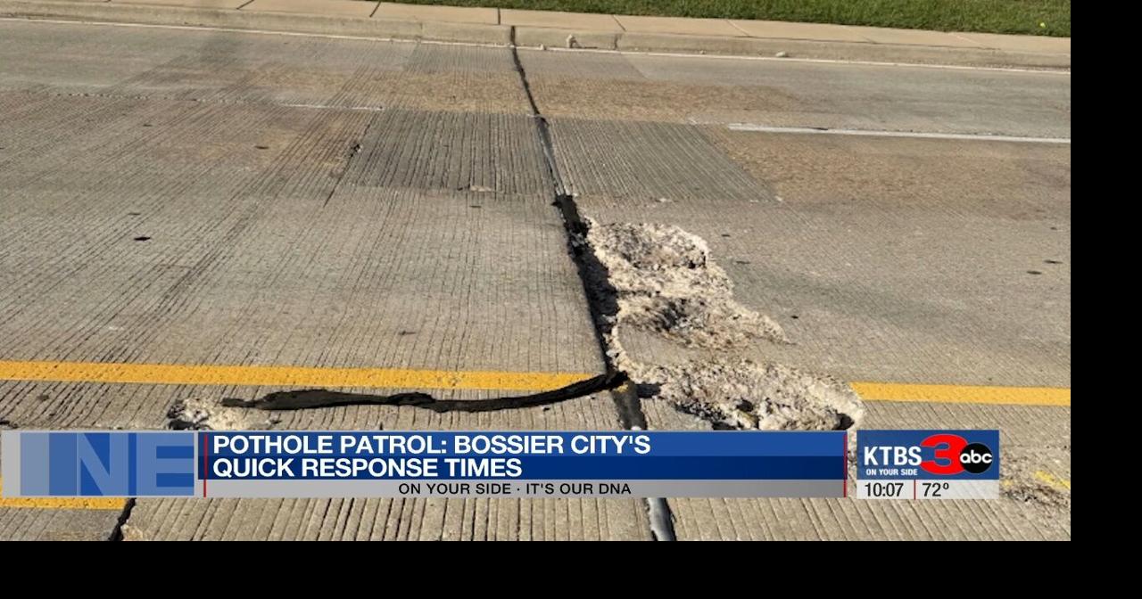 Pothole Patrol: reporting potholes in Bossier City | Community | ktbs.com