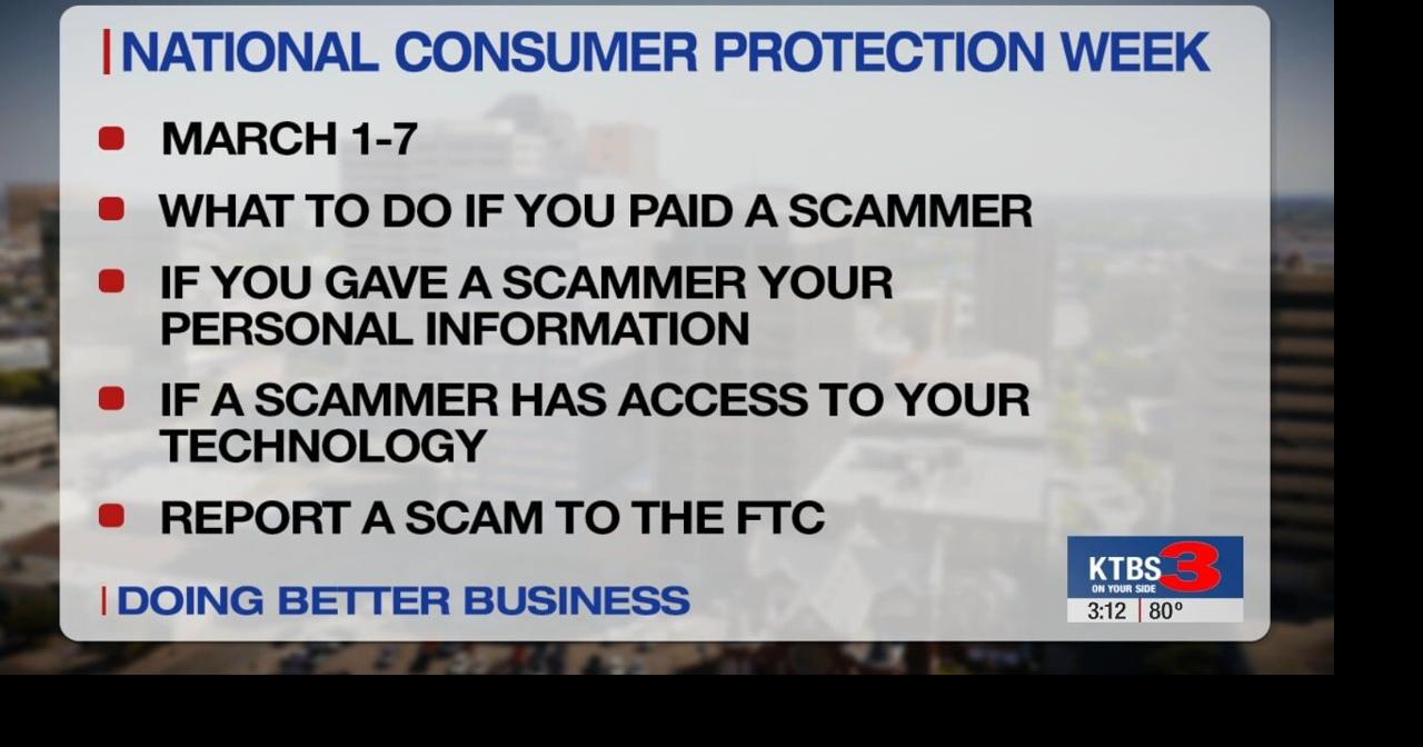 Doing Better Business: National Consumer Protection Week | Doing Better ...