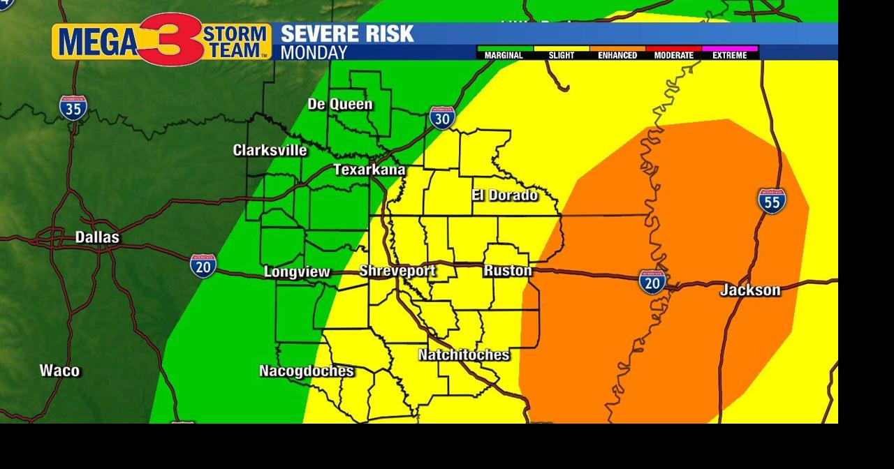 Severe weather possible Monday | Weather Headlines | ktbs.com