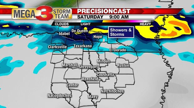 Stormy Weather Forecast Saturday | StormTeam 3 Weather | Ktbs.com