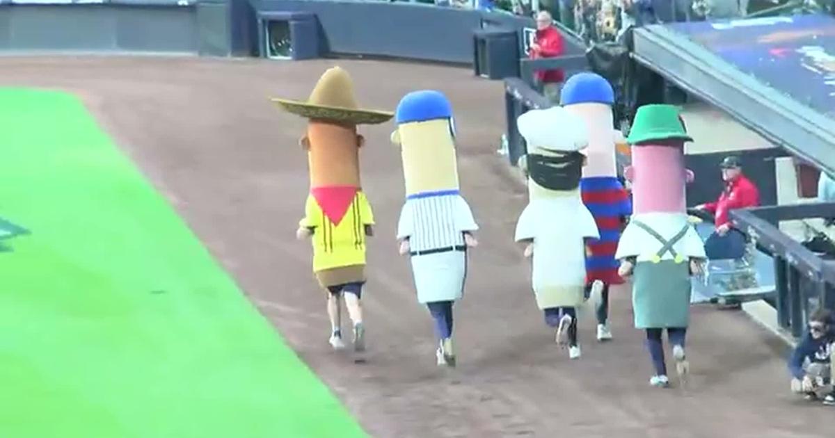 Ktbs.com RAW: WI: WORLD SERIES: WATCH PARTY SAUSAGE RACE | National | ktbs.com
