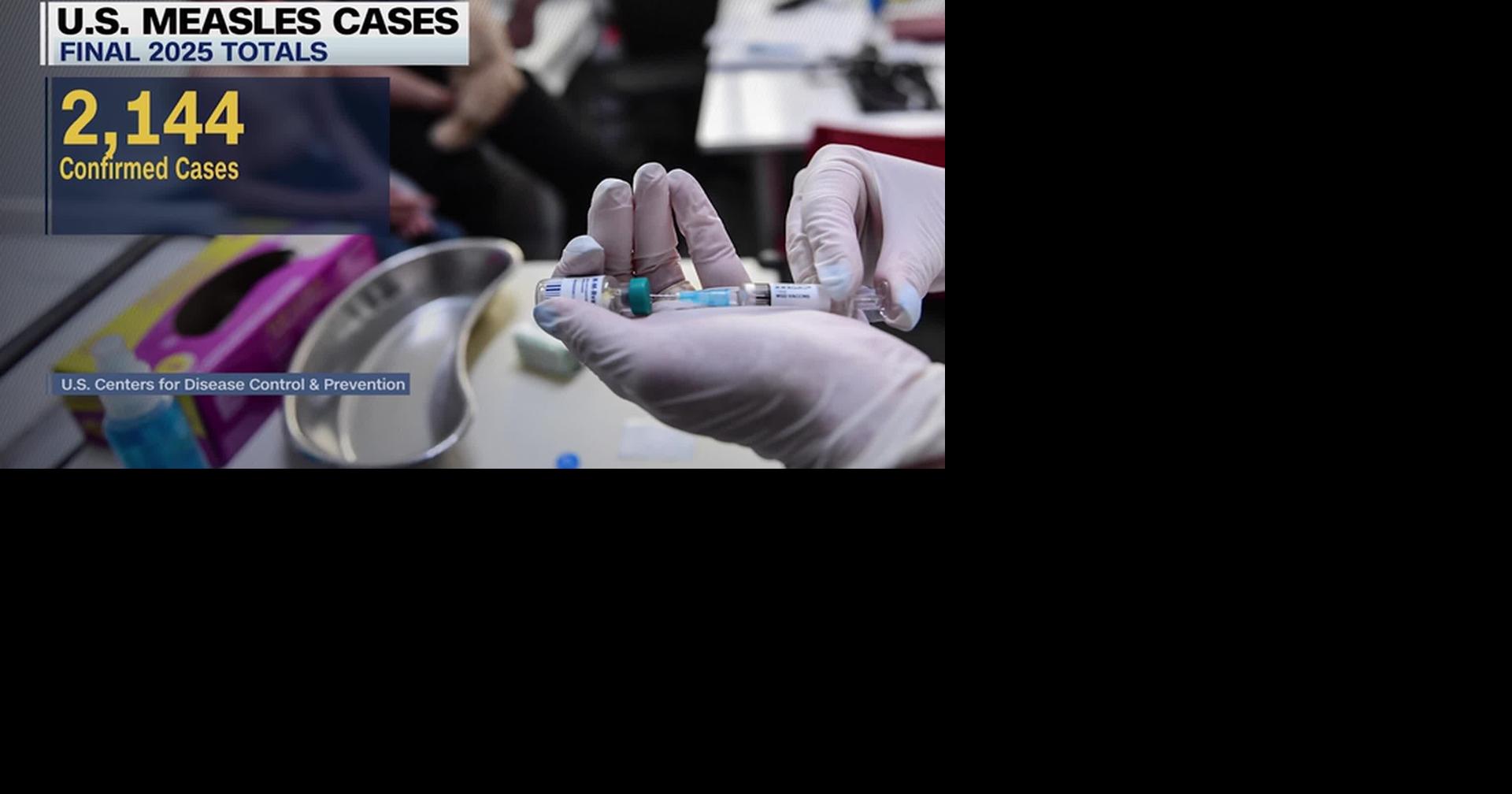 HEALTH MINUTE: 2025 MEASLES CASE TOTAL RELEASED TODAY