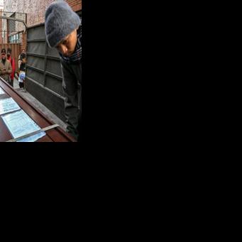 Last journey: the body of Nepali migrant worker Rudra Bahadur Kami is loaded onto a lorry at Kathmandu airport