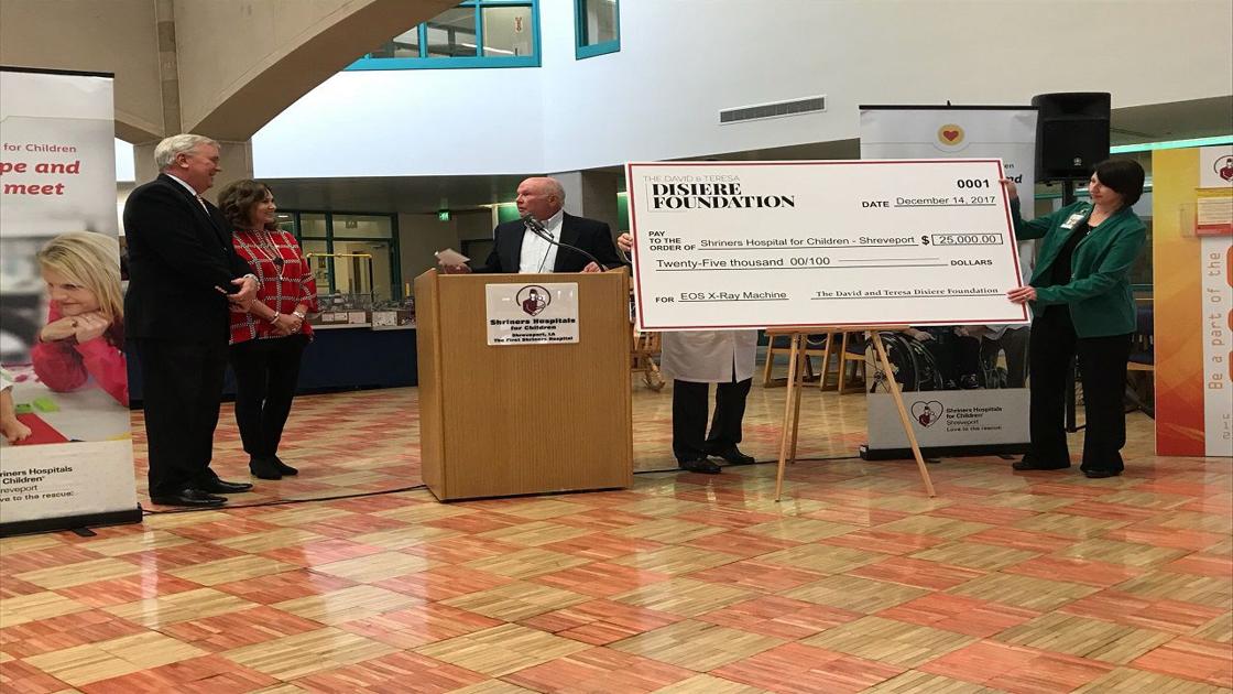 Shriners Hospital receives donation for state of the art technology Business