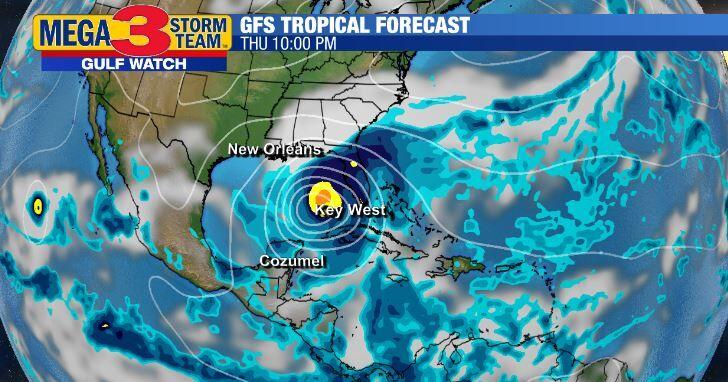 Tropical forecast late next week | StormTeam 3 Weather | ktbs.com