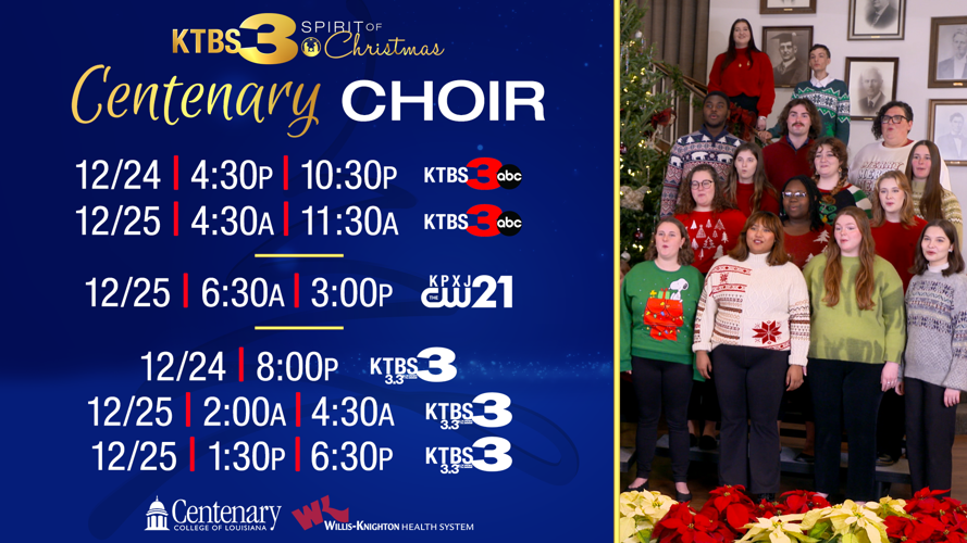 Sounds of the Season to be featured on KTBS 3.3 for Christmas Spirit