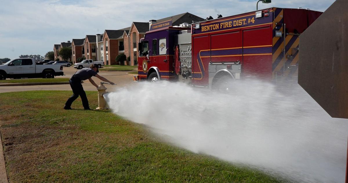 Ktbs.com Benton Fire District No. 4 begins annual fire hydrant flow testing ...