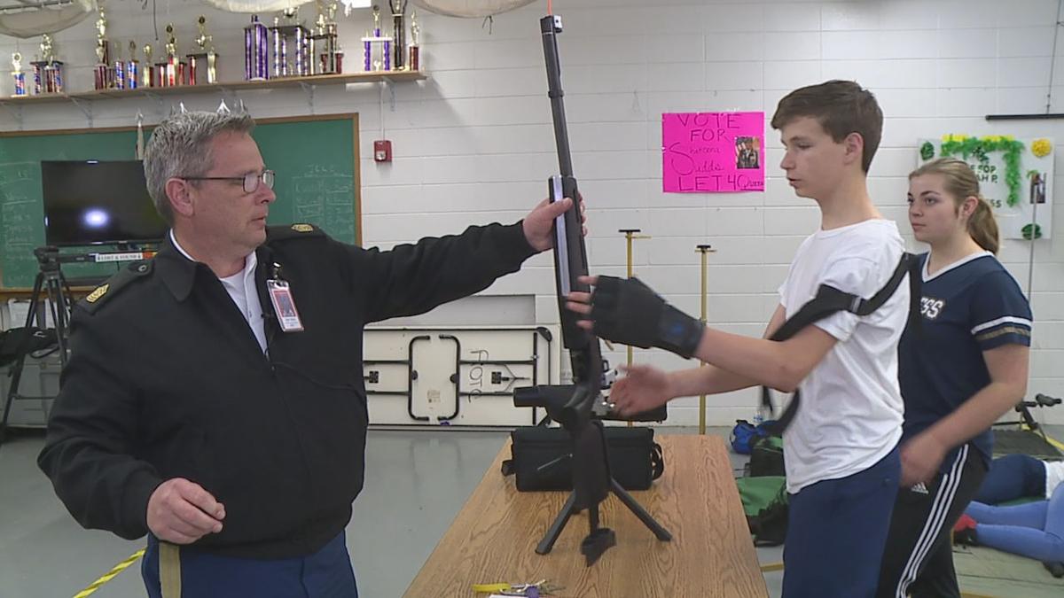 Junior Olympic air rifle competitors aim high for state title