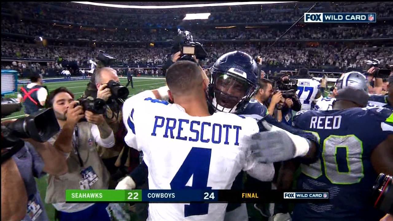 Cowboys 24, Seahawks 22: Elliott, Cooper top Seattle in wild-card win