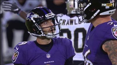 Saints vs. Ravens: Justin Tucker Misses Game-Tying Extra Point for