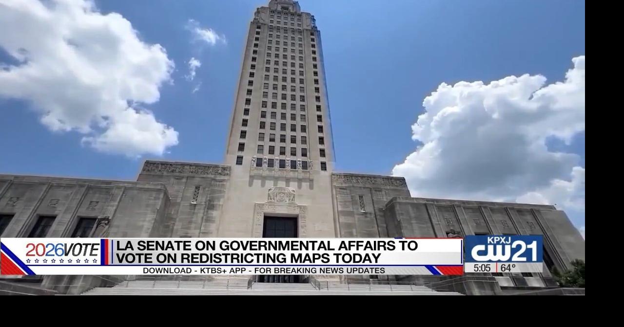 Louisiana Senate committee to consider new congressional redistricting ...