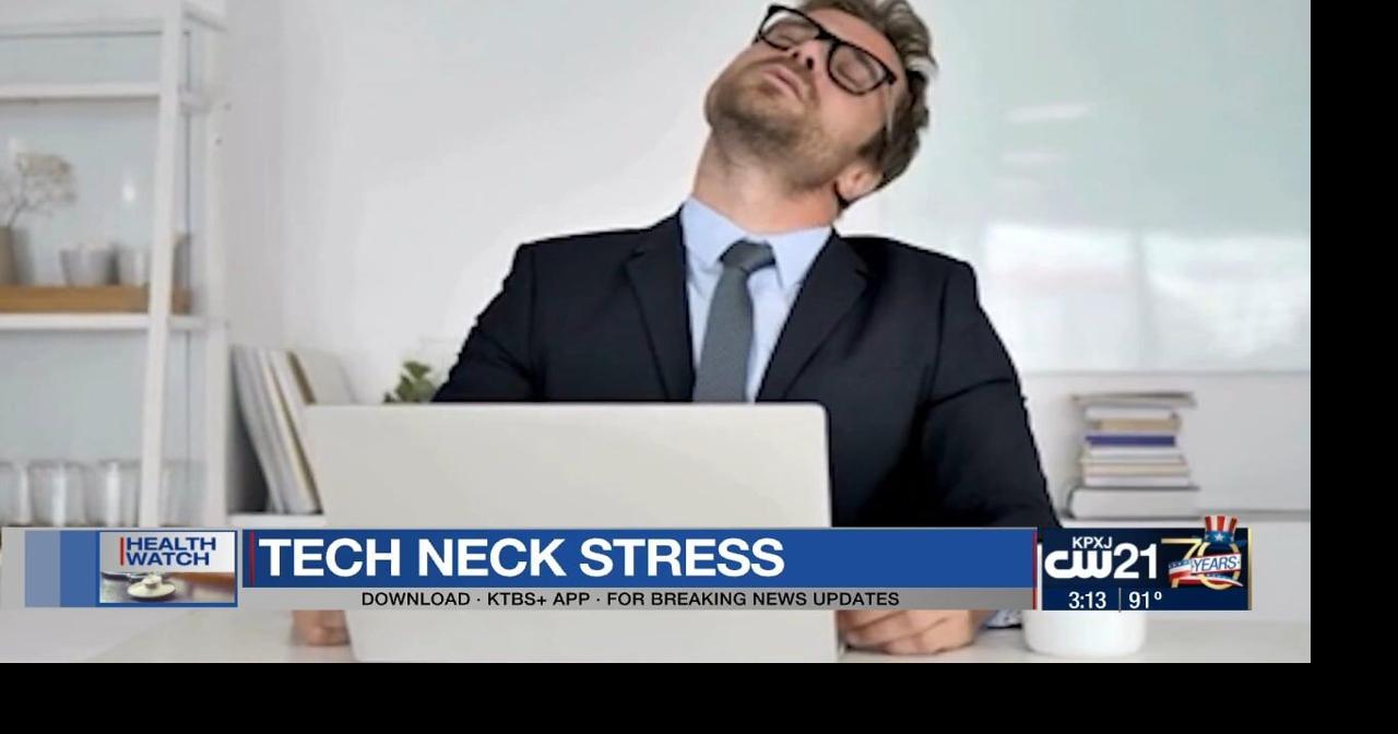 ‘Tech neck’ pain on the rise from poor posture and screen time