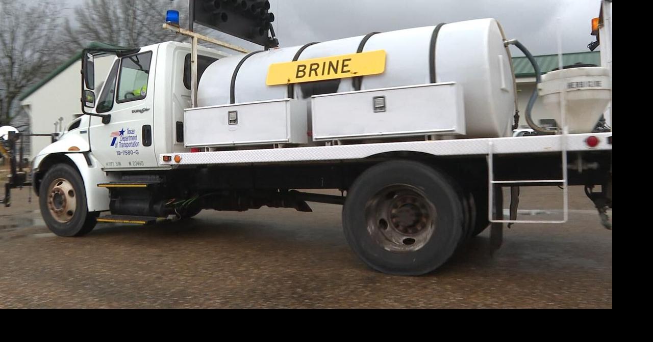 Texas Department of Transportation begins brine treatment on area highways