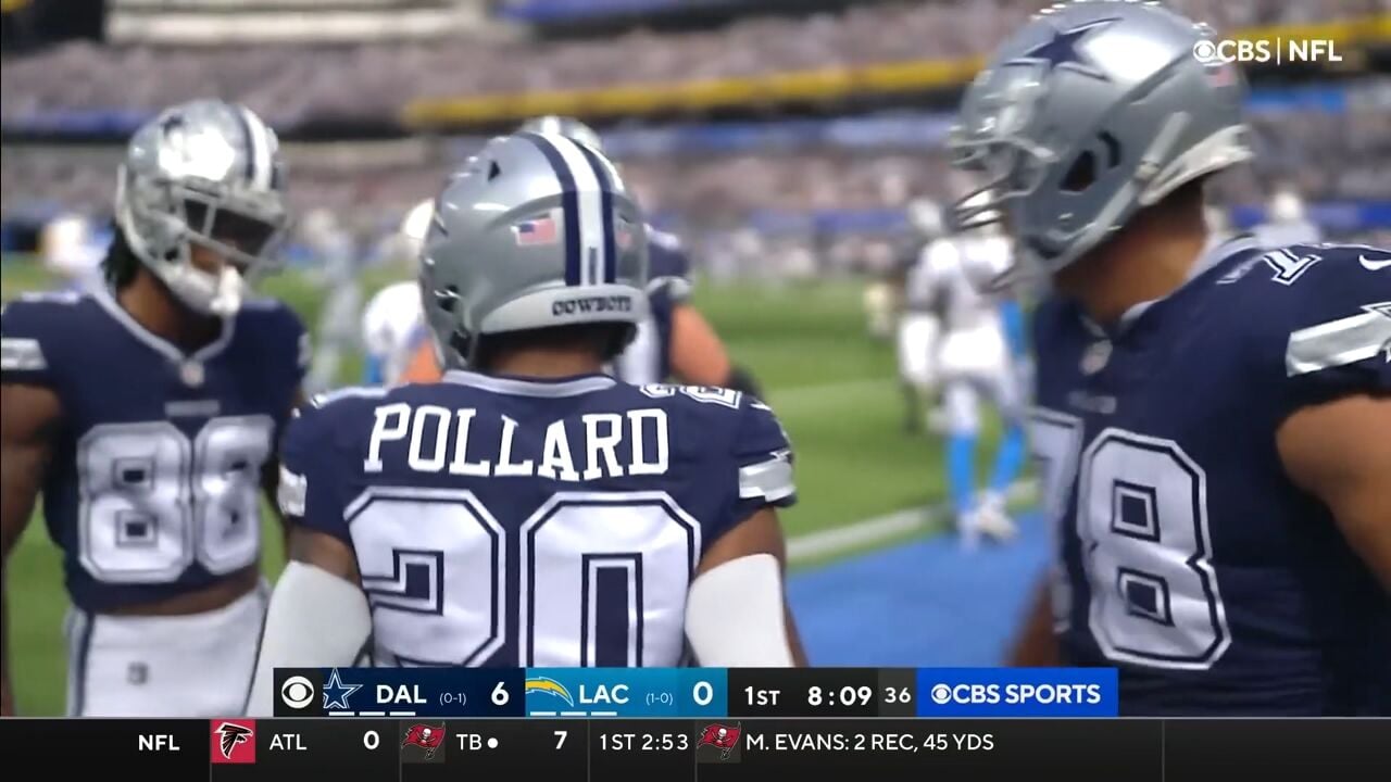 Tony Pollard Dallas Cowboys football if they call it I'm gonna