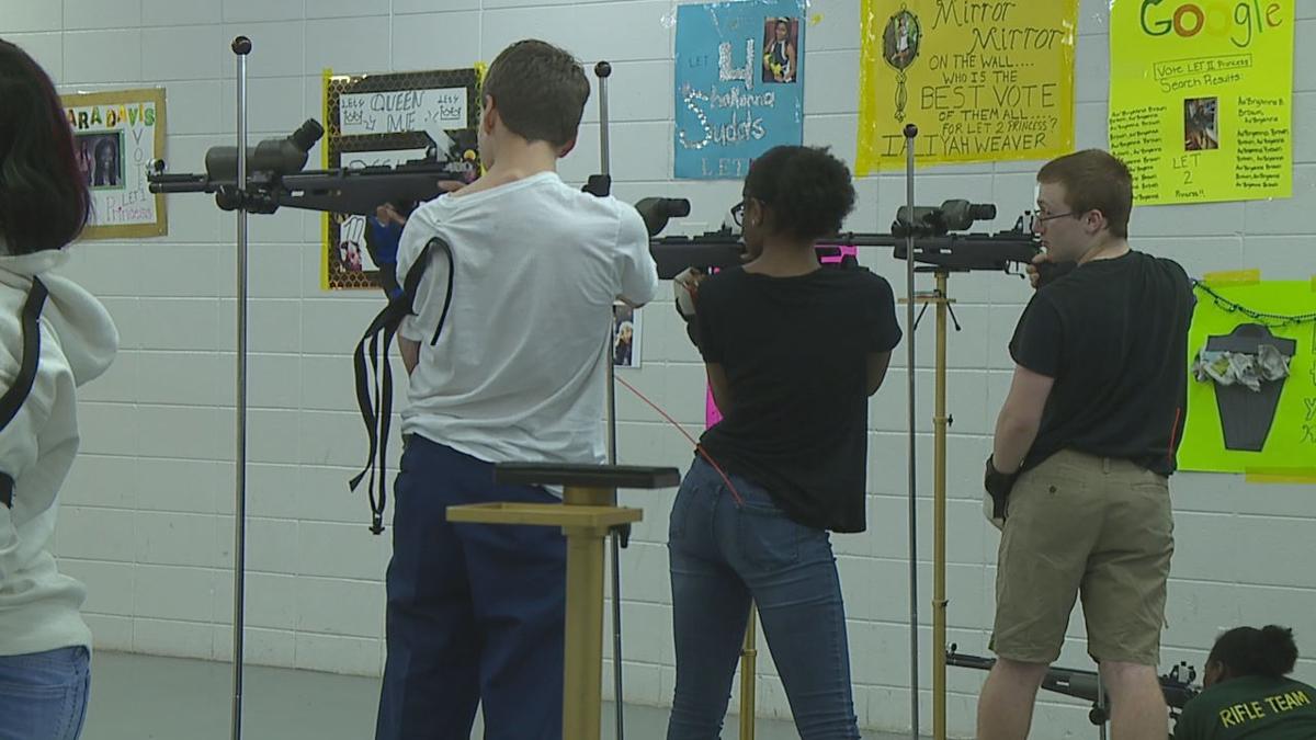 Junior Olympic air rifle competitors aim high for state title
