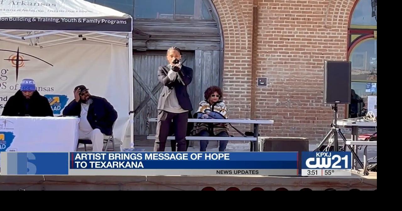 Young creator delivers hope, inspiration to Texarkana