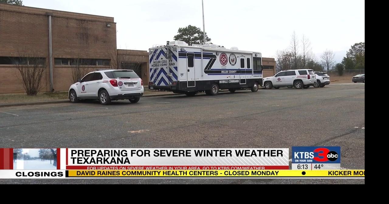 Texarkana emergency officials prepare for winter storm