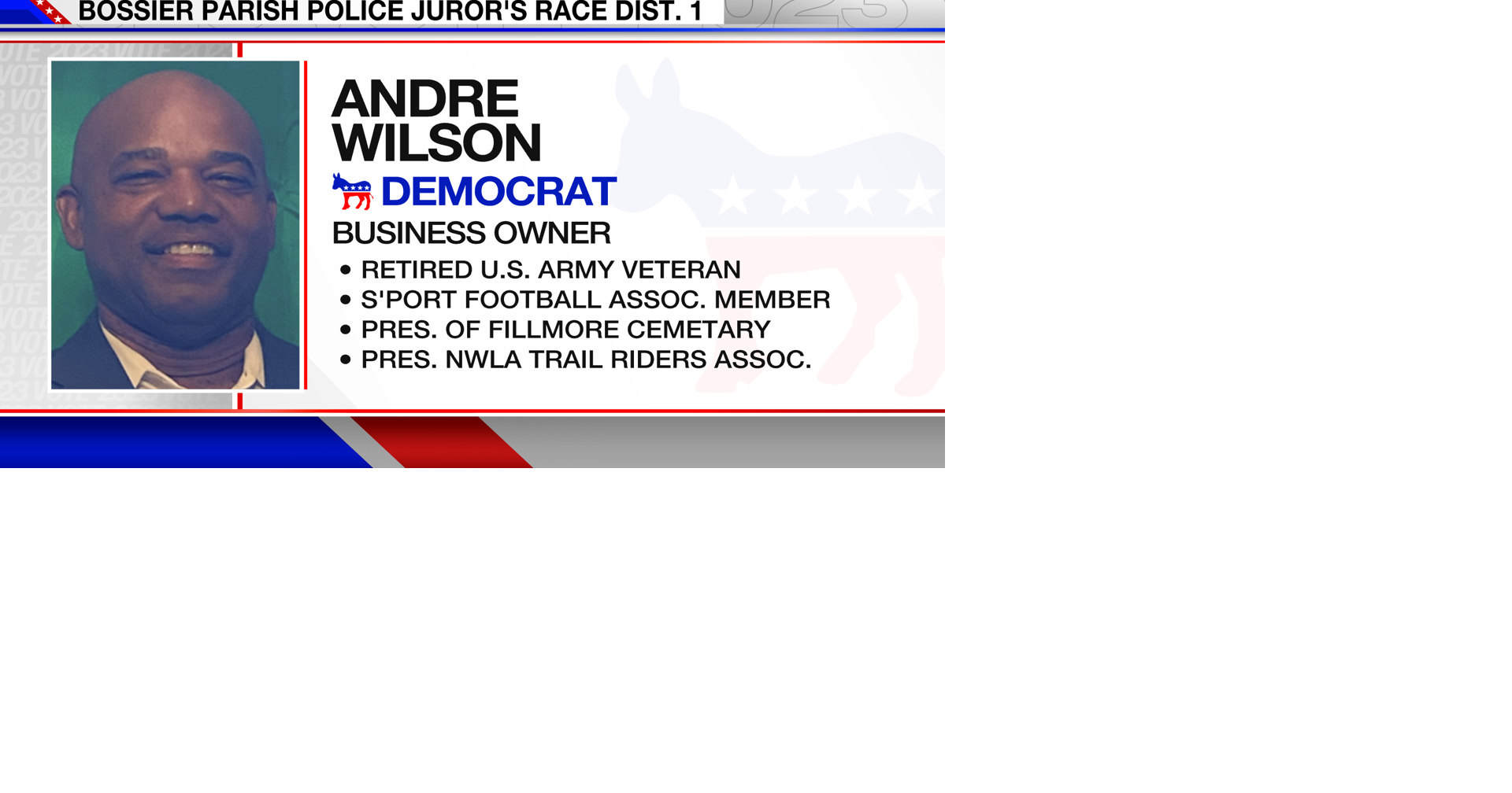 Bossier Parish Police Juror District 1 - Andre Wilson | Bossier Parish ...