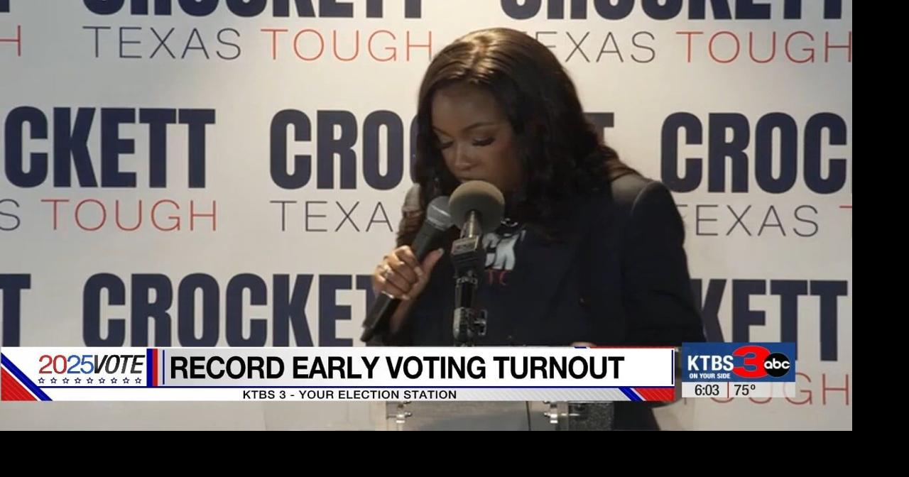 Record Democratic turnout reshapes Texas primary as Crockett-Talarico race draws voters
