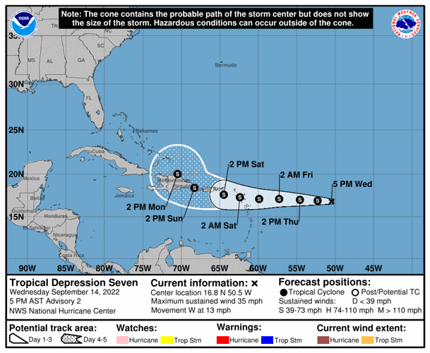 Tropical depression 7 forms, may become a tropical storm | In Case You ...