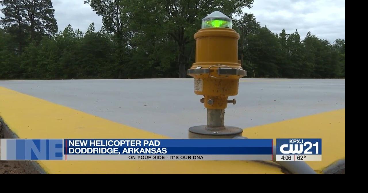 Doddridge community builds new life-saving helipad