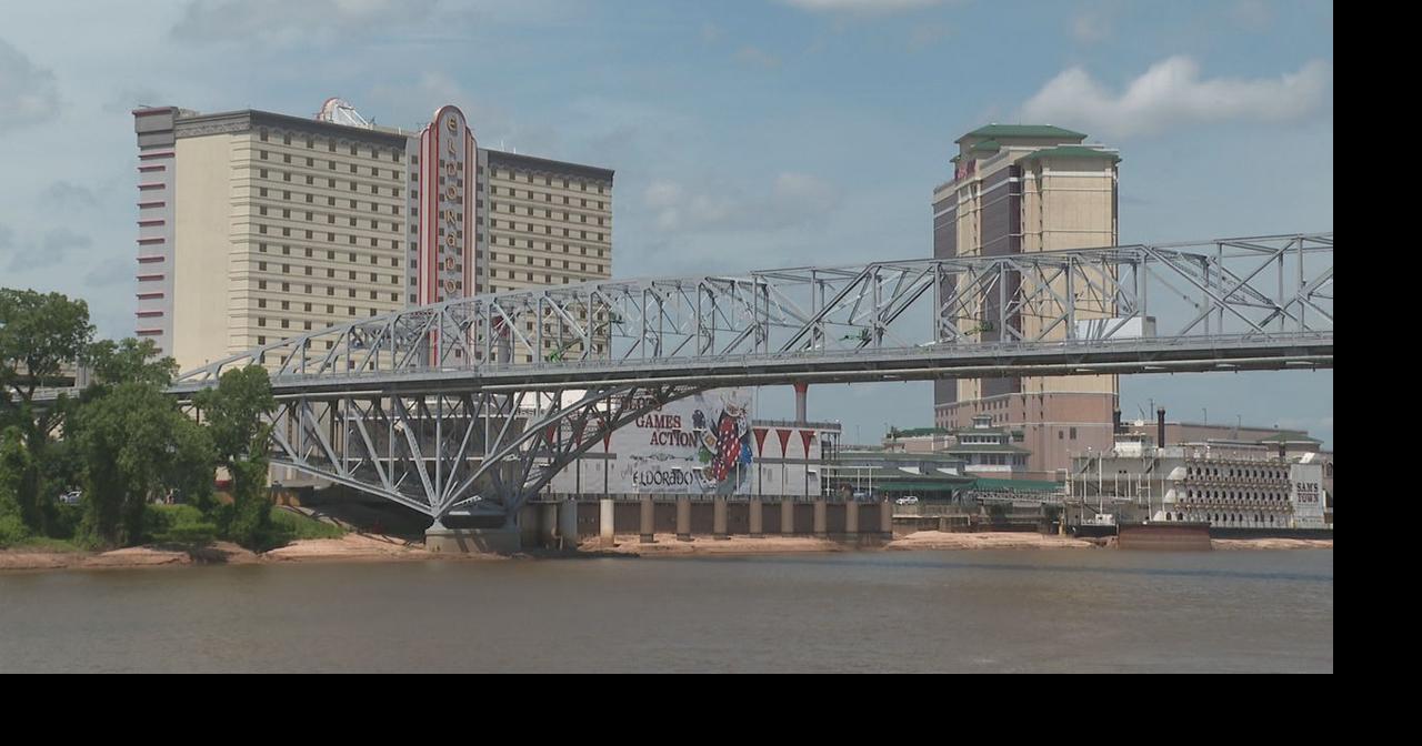 Horseshoe Casino Hotel seen from the river in Shreveport Louisiana