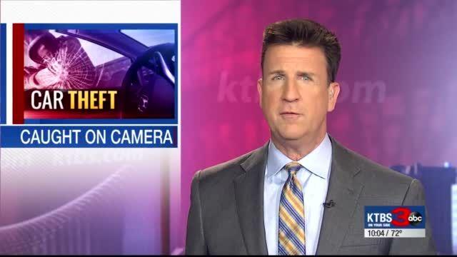 VEHICLE THEFT CAUGHT ON CAMERA | | ktbs.com