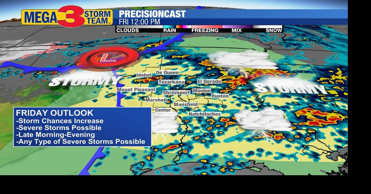 Severe weather possible Friday | Weather Headlines | ktbs.com
