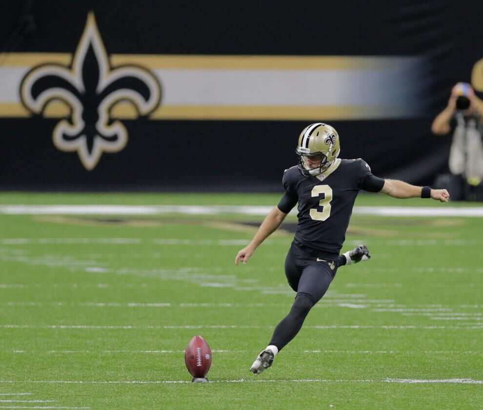 New Orleans Saints' Wil Lutz could miss 8-12 weeks with core injury