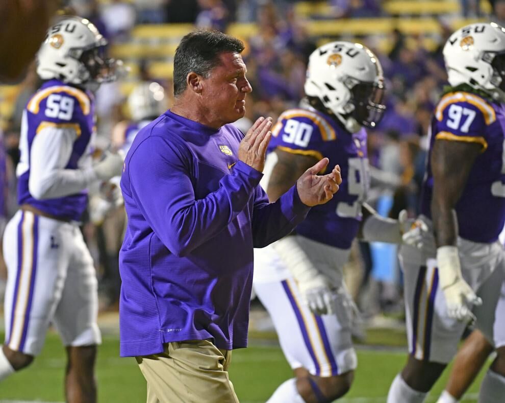 Ed Orgeron says he will not coach LSU in bowl game