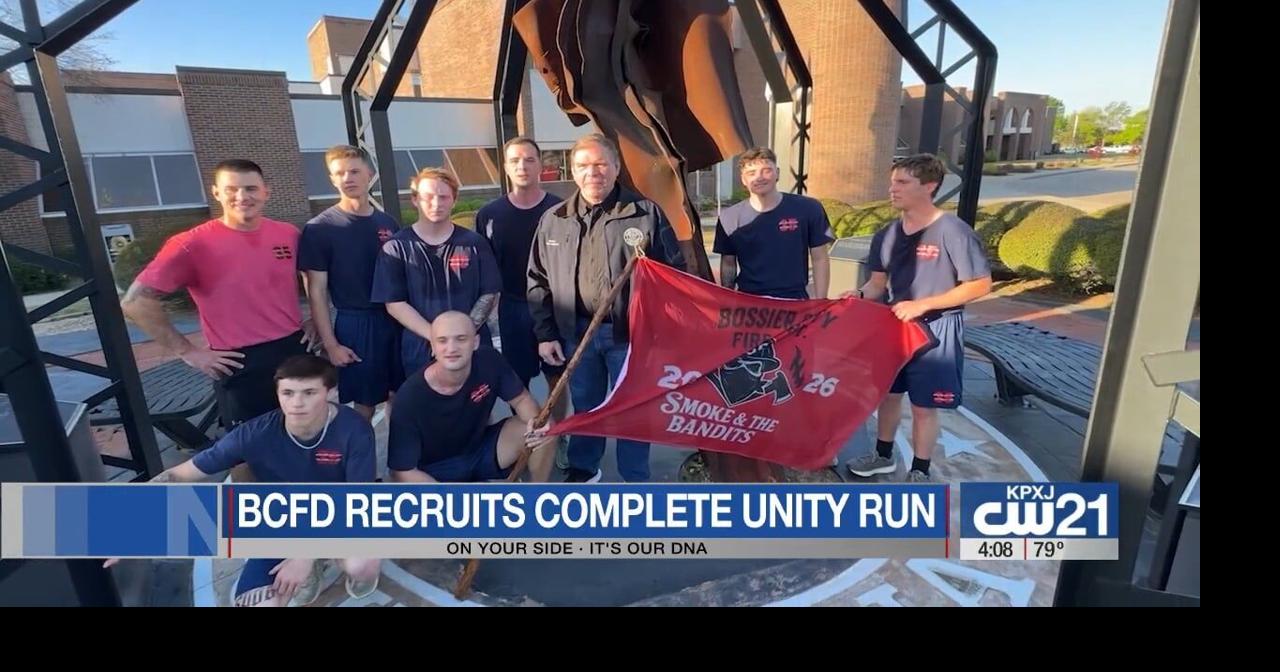 Bossier City Fire Department recruits complete Unity Run training