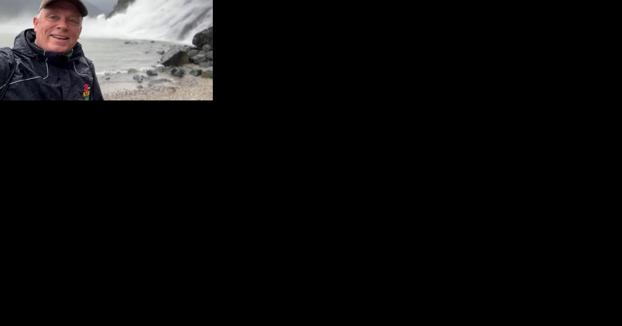 Cheif Meterologist Patrick Dennis tours the Mendenhall Glacier - Vimarsana News