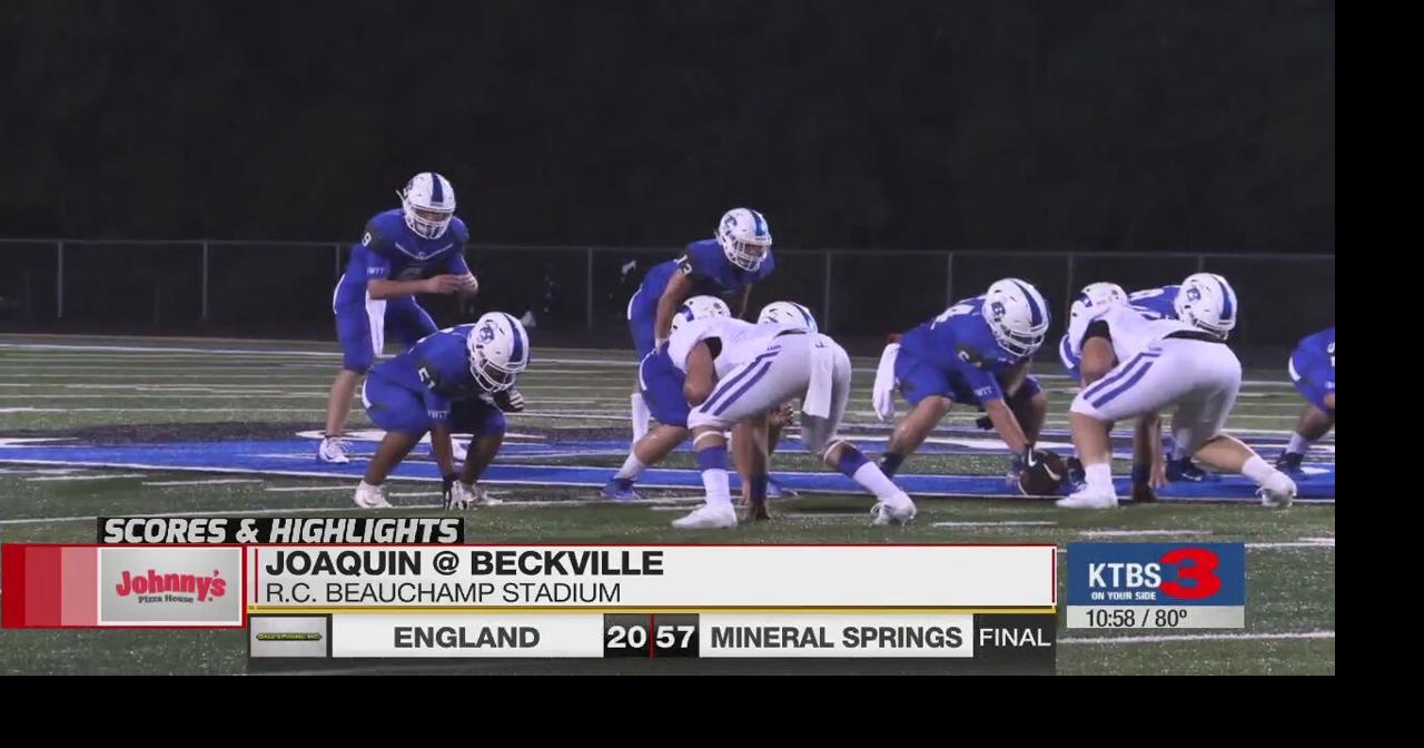 Joaquin Beckville Friday Football Fever Highlights