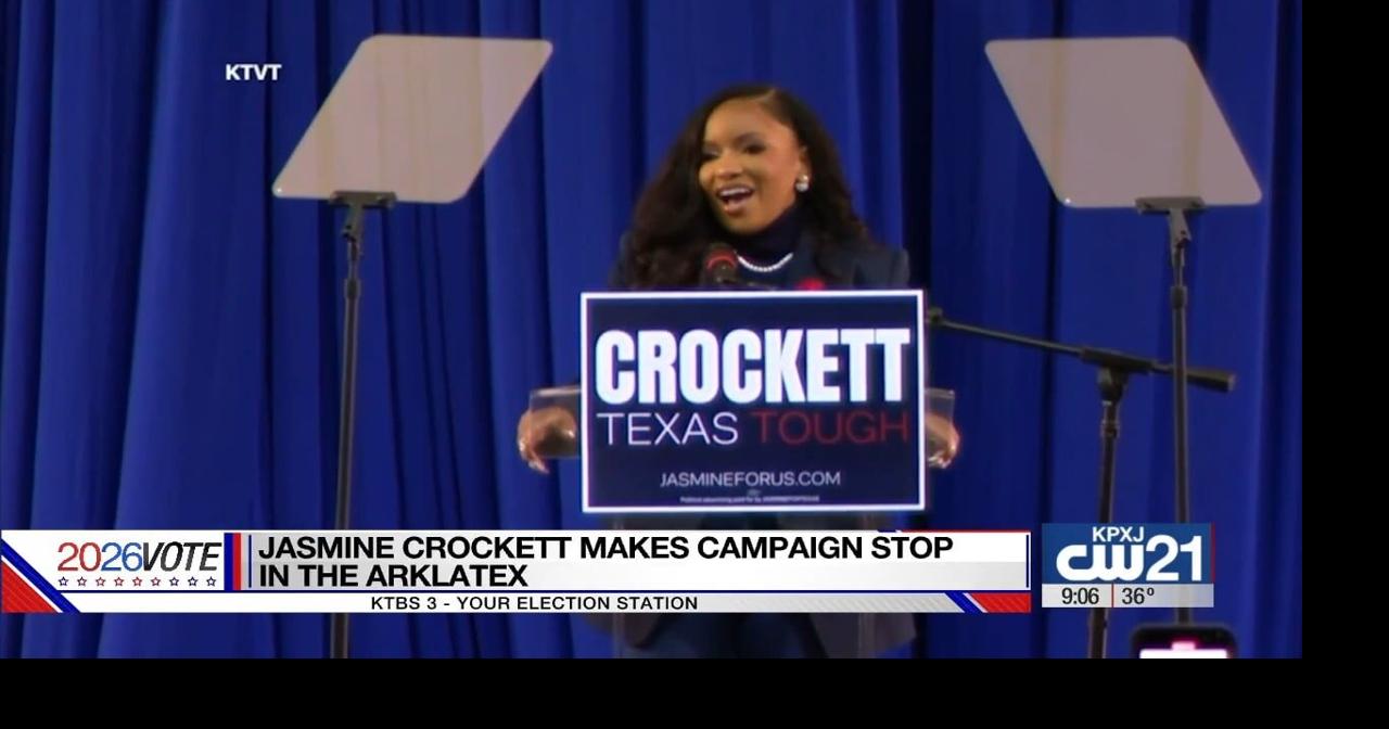 Crockett campaigns in Marshall as East Texas emerges as key stop in Texas Senate race